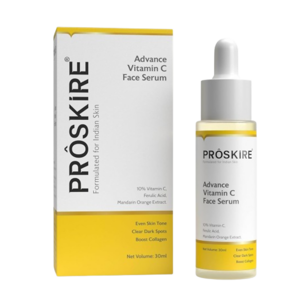 Proskire Vitamin C Face Serum with Papaya Extract & Ferulic Acid (Pack Of 2)