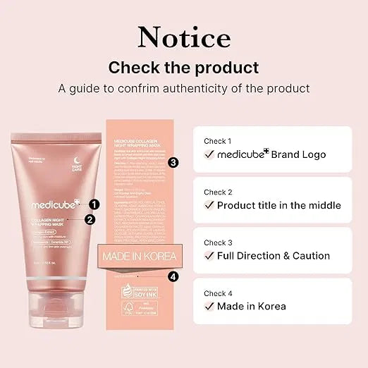 Medicube Collagen Night Wrapping Face Mask 75ml | Overnight Mask