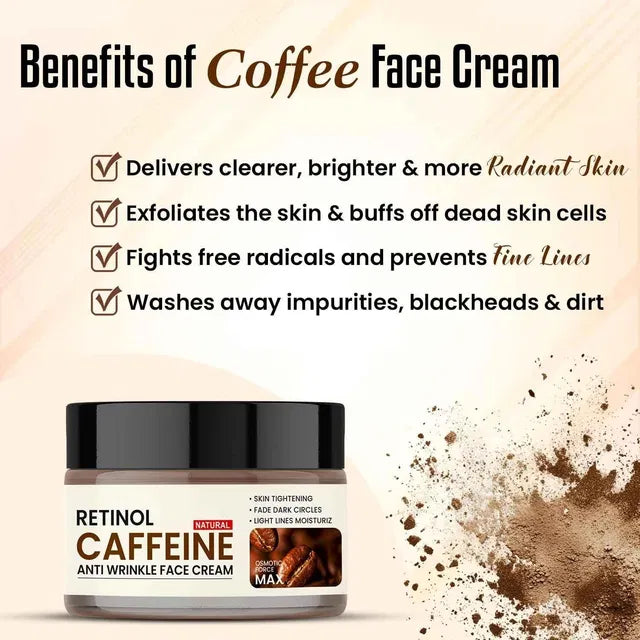 SADOER Retinol Caffeine Anti-Wrinkle Face Cream 50g