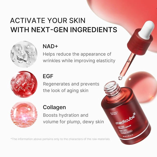 Medicube EGF NAD Firming Serum 30ml | Anti-Aging & Elasticity Care