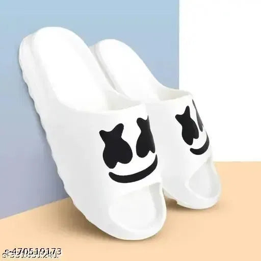 White Smiley Slides