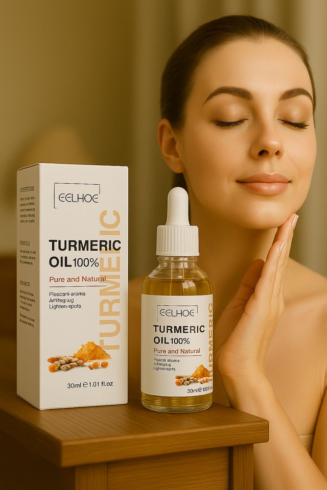 Turmeric Oil Facial Serum 30ml | Brightening & Hydrating Face Oil